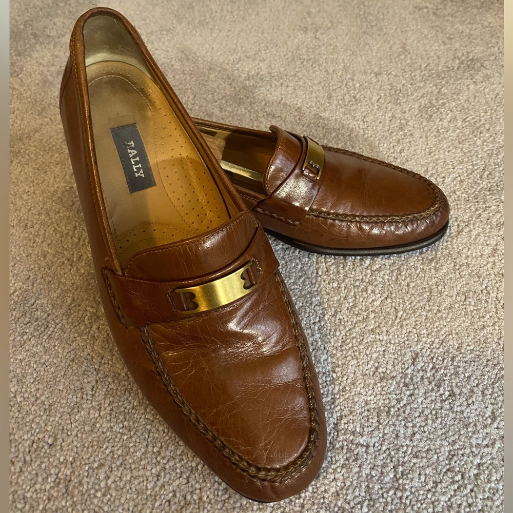 Bally of Switzerland Brown Loafers